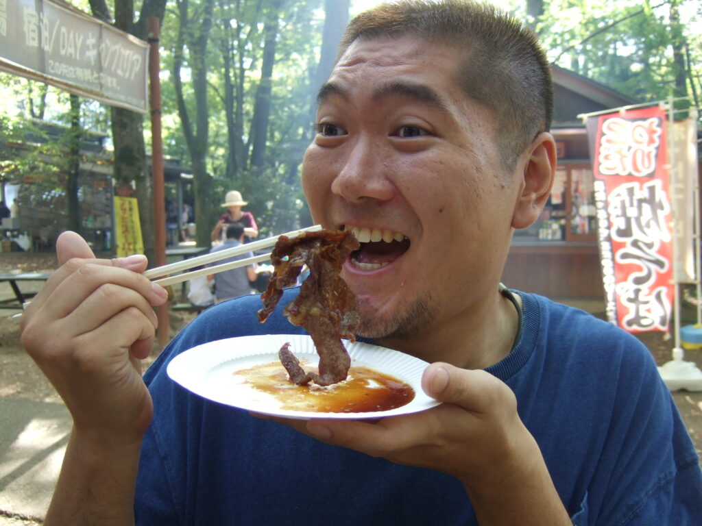 無事に焼けて、いただきまーす！