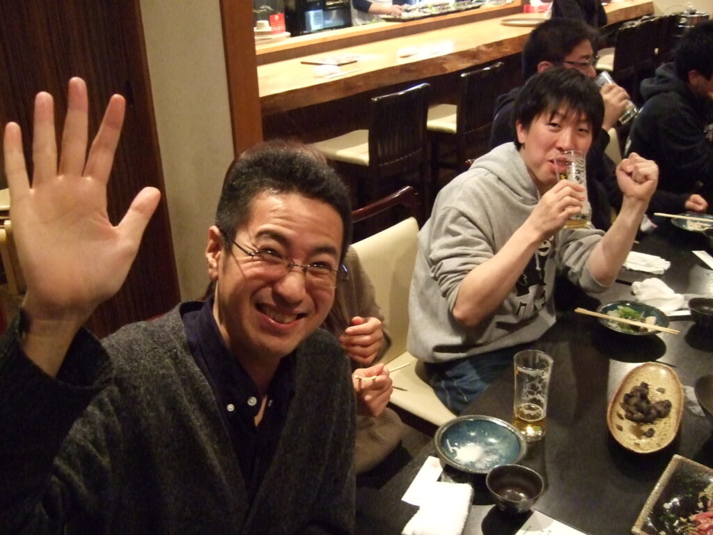 美味しい料理にお酒が進みます。