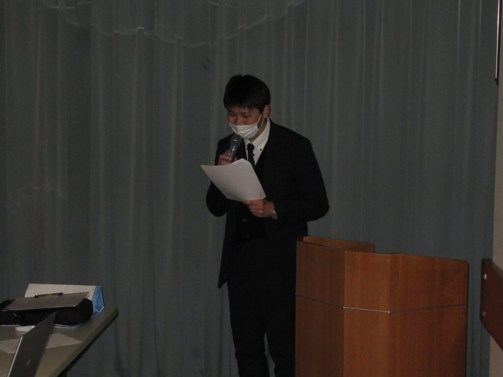 続いて社員会の報告です。今期の活動報告、来期の活動予定などが発表されます。