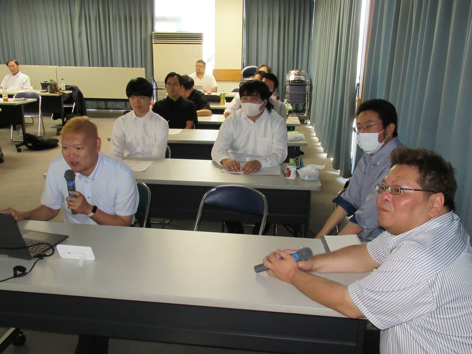 具体的な課題へのお話もありました。下期に向けて気が引き締まります。